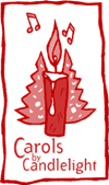 carols by candlight red